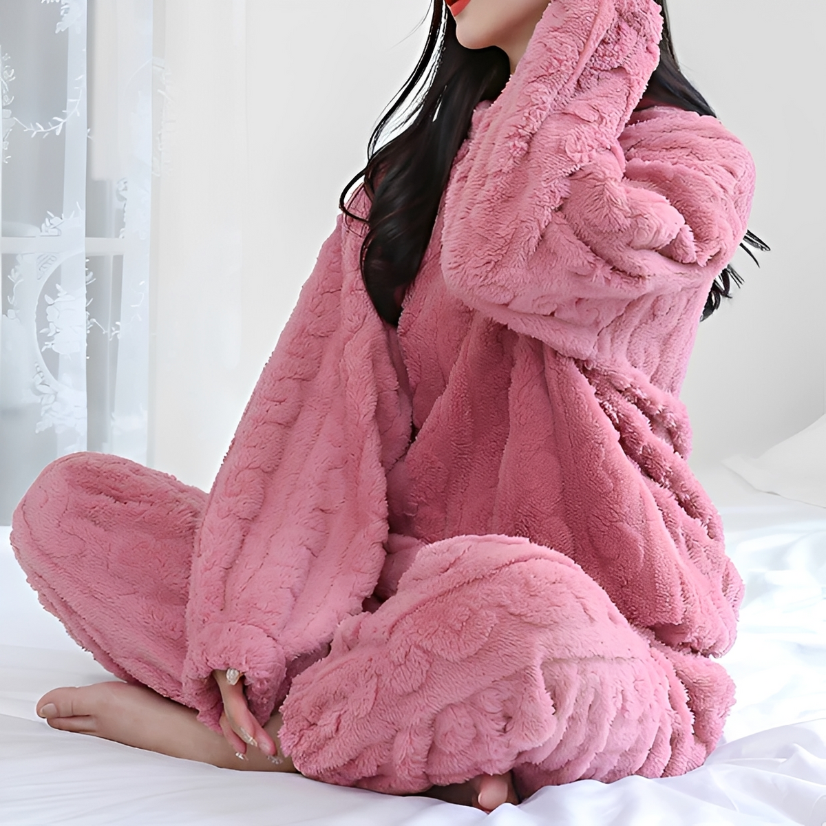 Melysa - Flauschiges und angenehmes Pyjama-Set