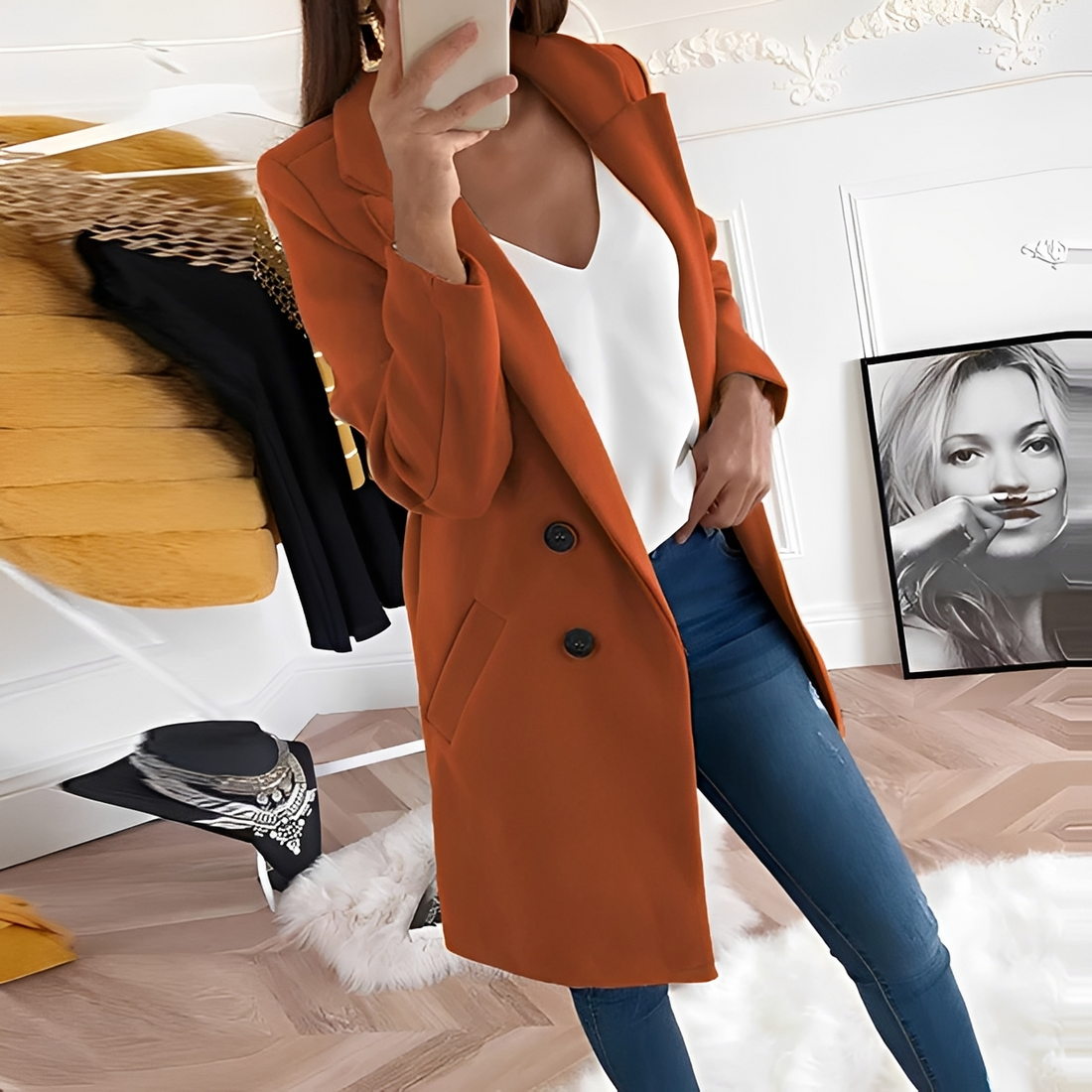 Tiffany - Eleganter und wärmender Mantel