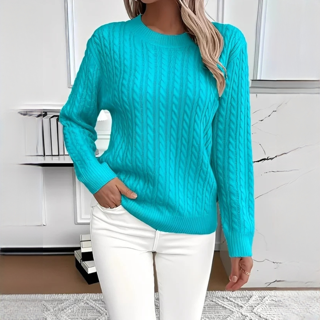 Charisse - Komfortabler Rundhals-Pullover