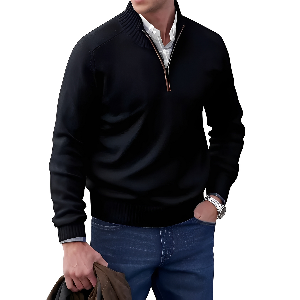 Jeremy - Komfortabler und kuscheliger Pullover
