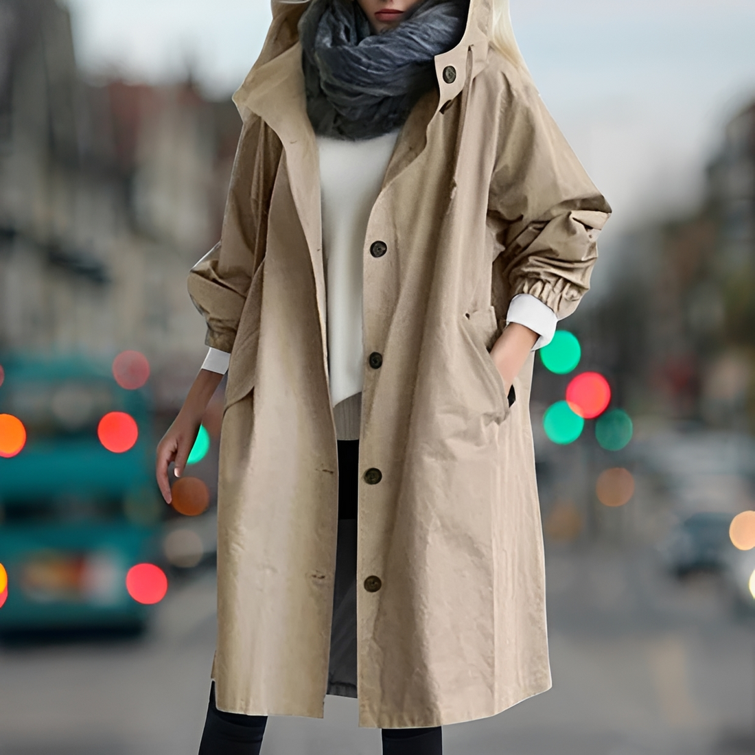 Ezza - Eleganter und komfortabler Regenmantel