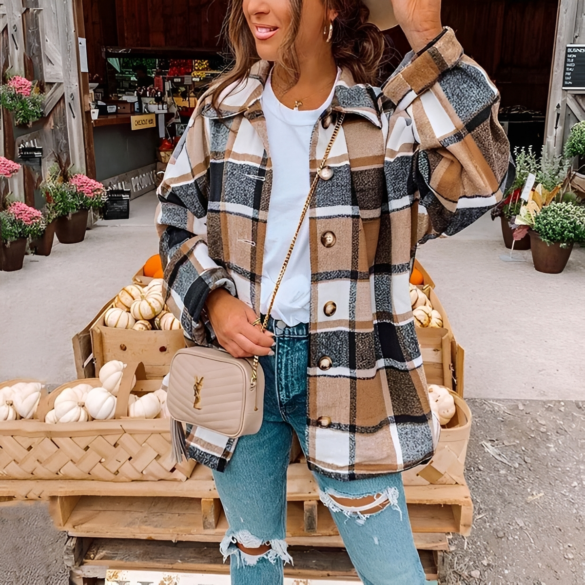 Anna - Stilvolles und komfortables Oversize-Hemd