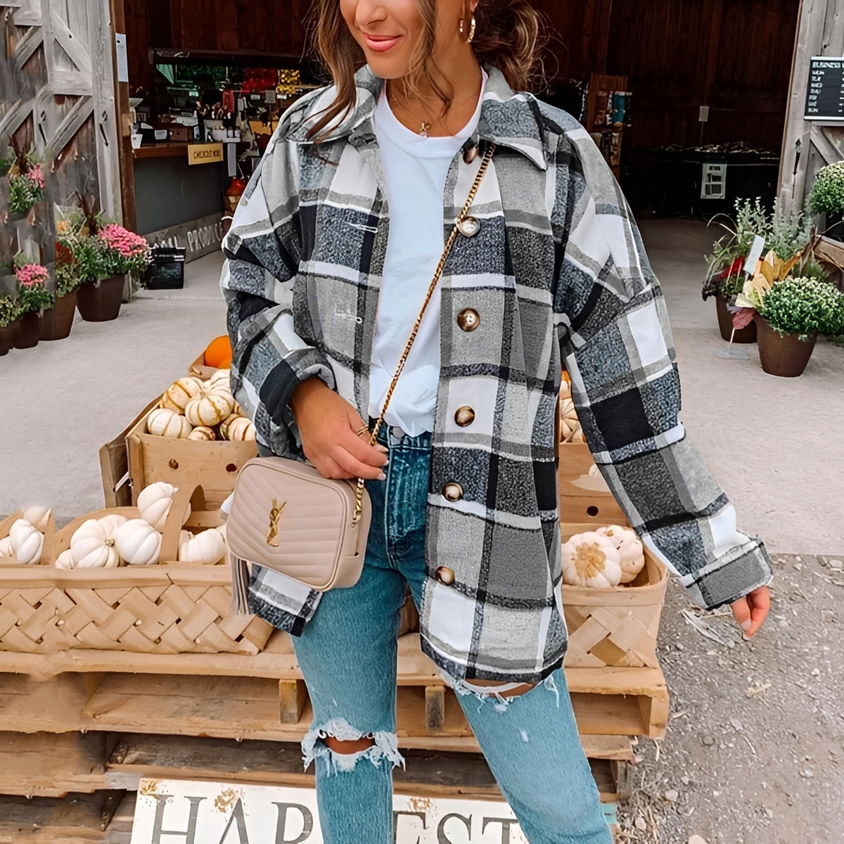 Anna - Stilvolles und komfortables Oversize-Hemd