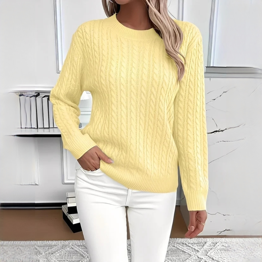 Charisse - Komfortabler Rundhals-Pullover