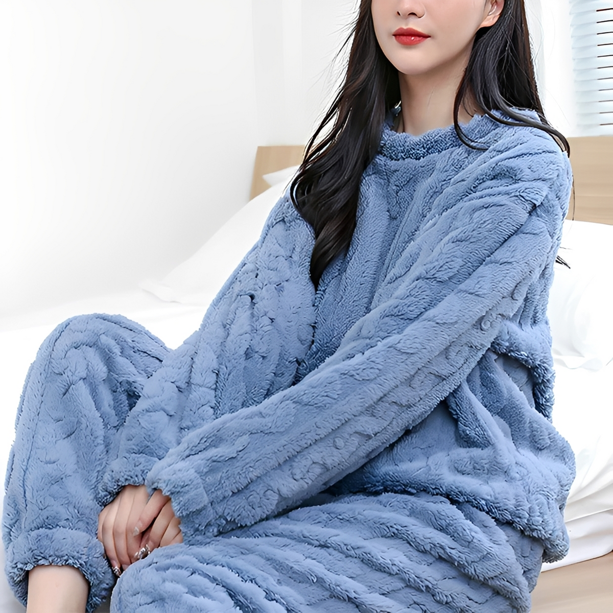 Melysa - Flauschiges und angenehmes Pyjama-Set