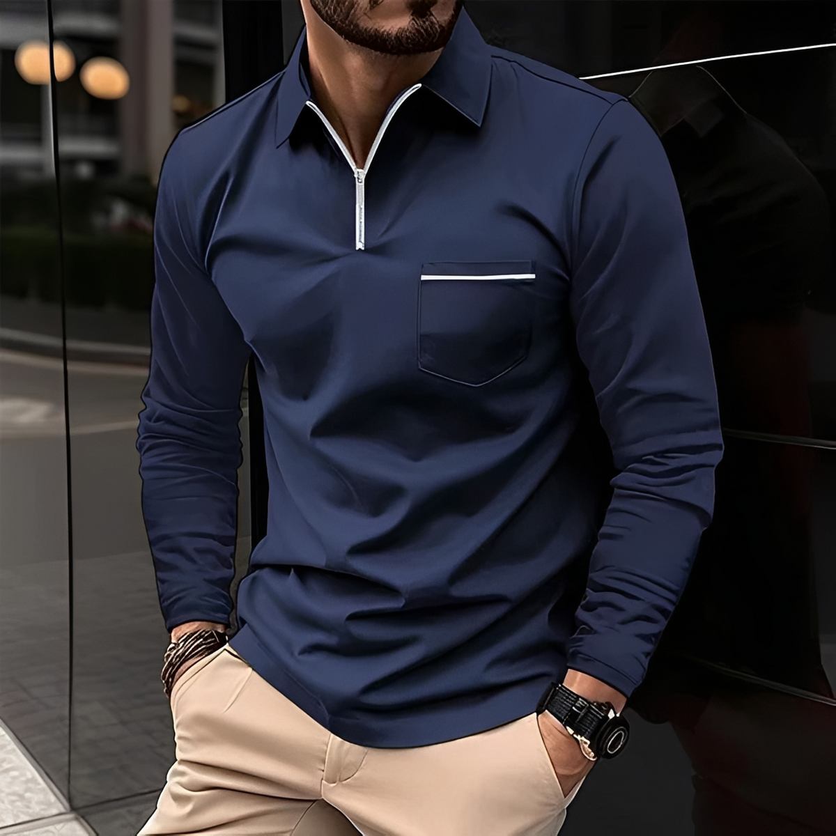 Romeo - Zeitloses und gemütliches Langarmshirt