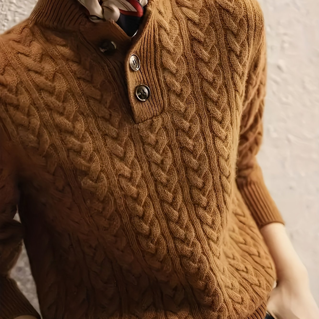 Agnes - Eleganter und gemütlicher Rollkragenpullover