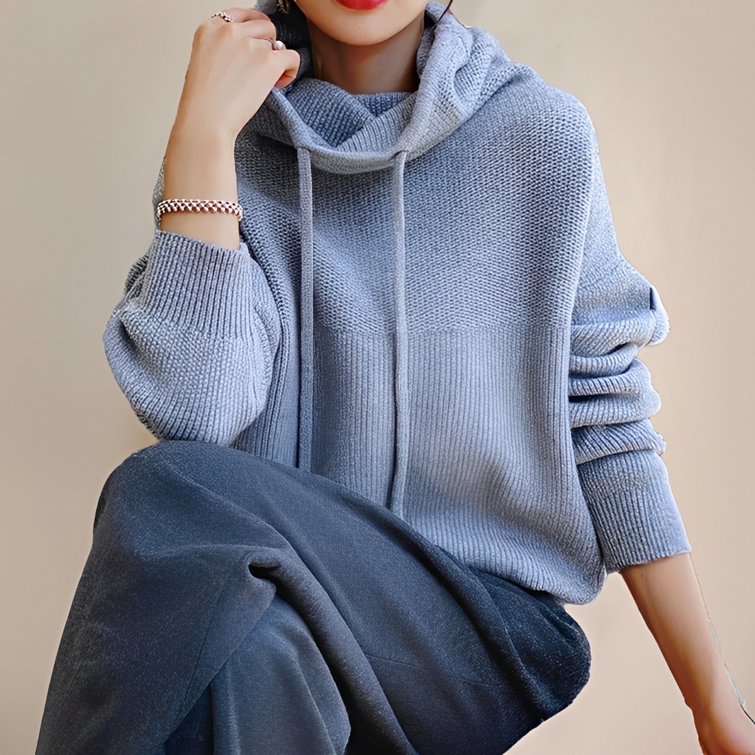 Lenna - Eleganter und gemütlicher Kapuzenpullover