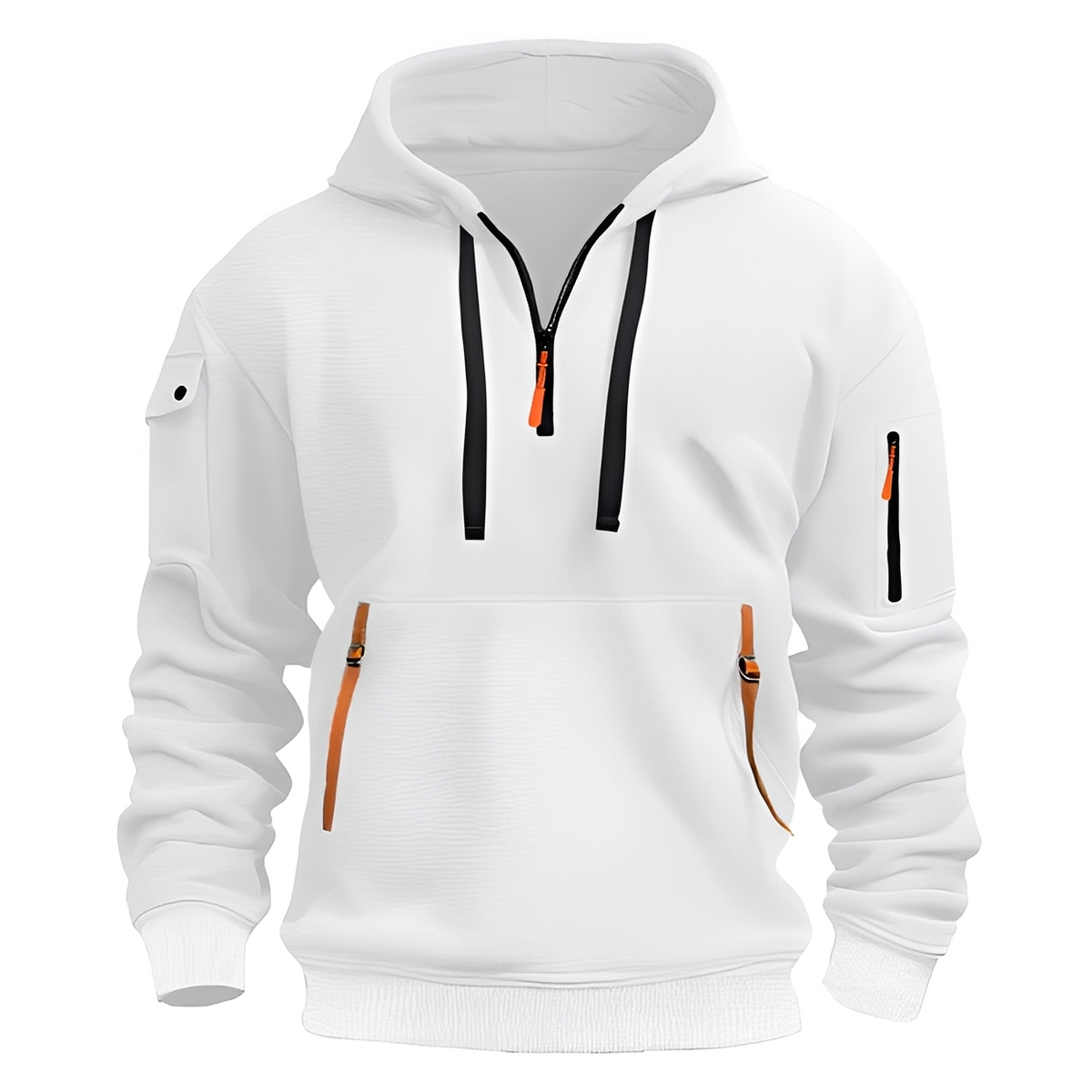 Burton - Bequemer Hoodie mit halbem Zipper