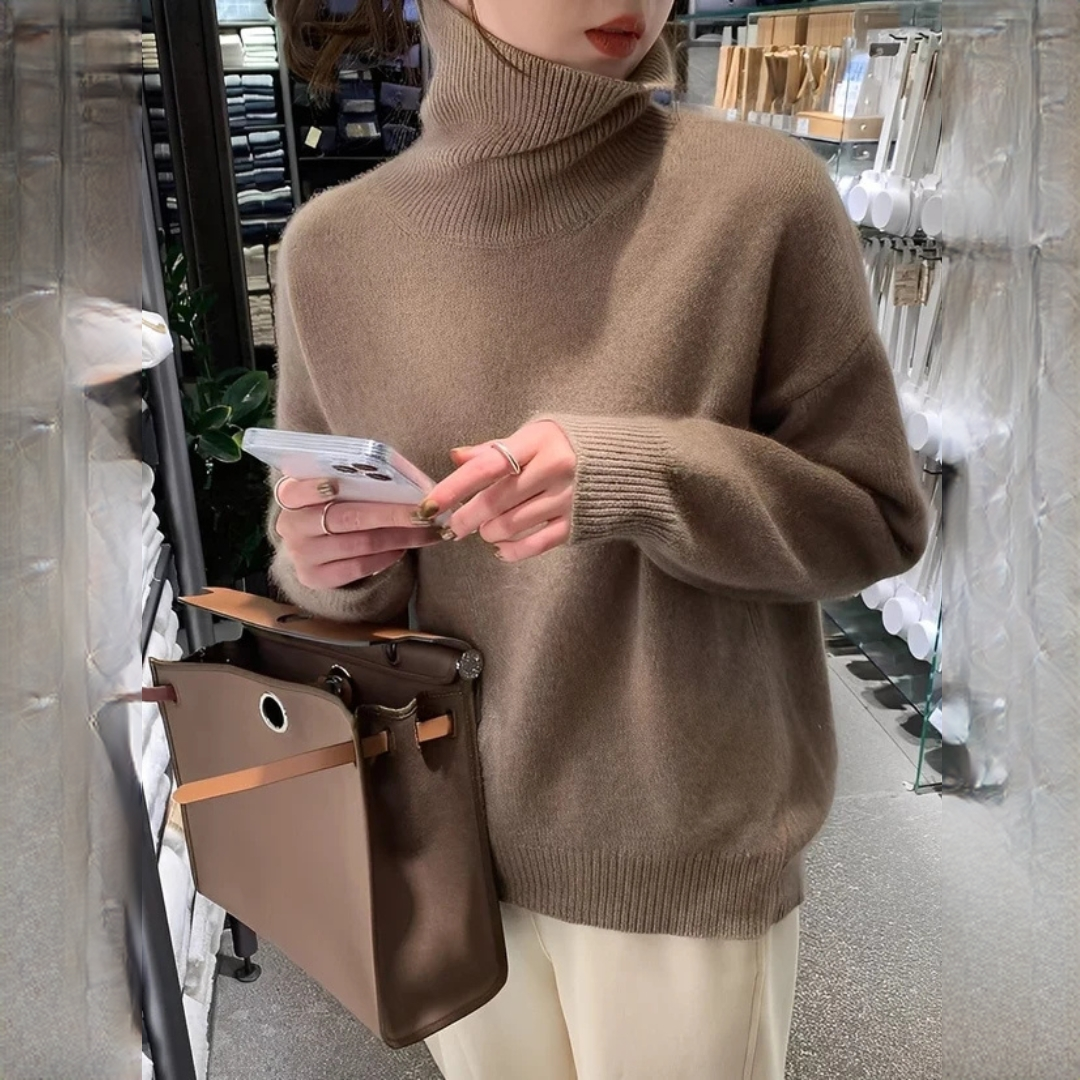 Yvonie - Warmer und bequemer Rollkragenpullover