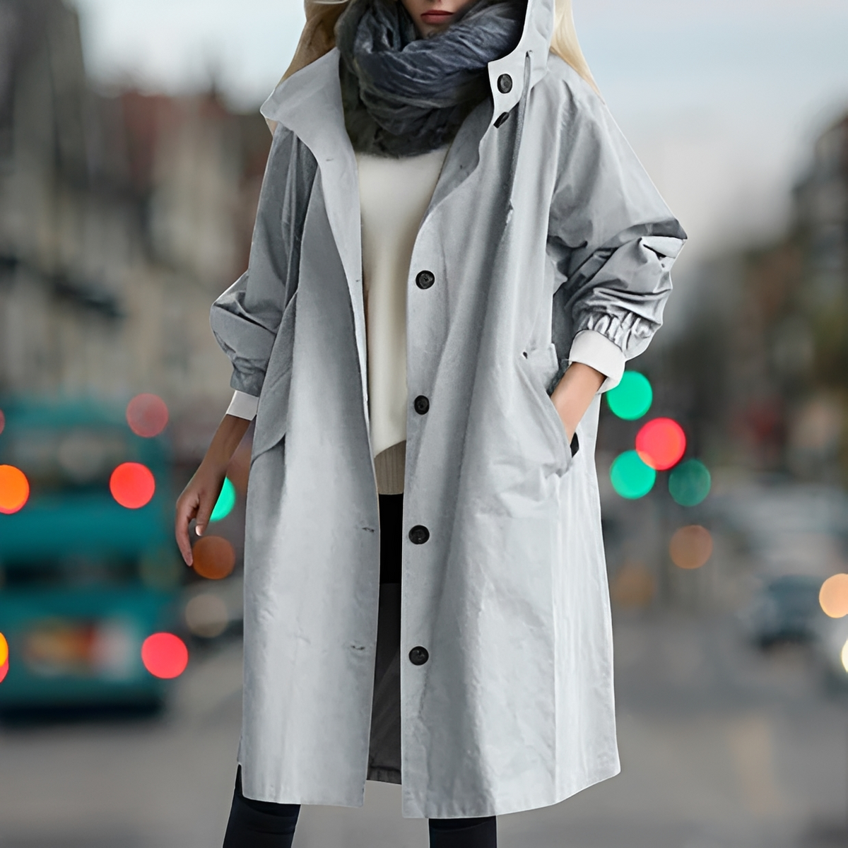 Ezza - Eleganter und komfortabler Regenmantel