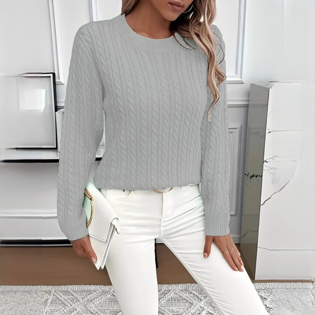 Charisse - Komfortabler Rundhals-Pullover