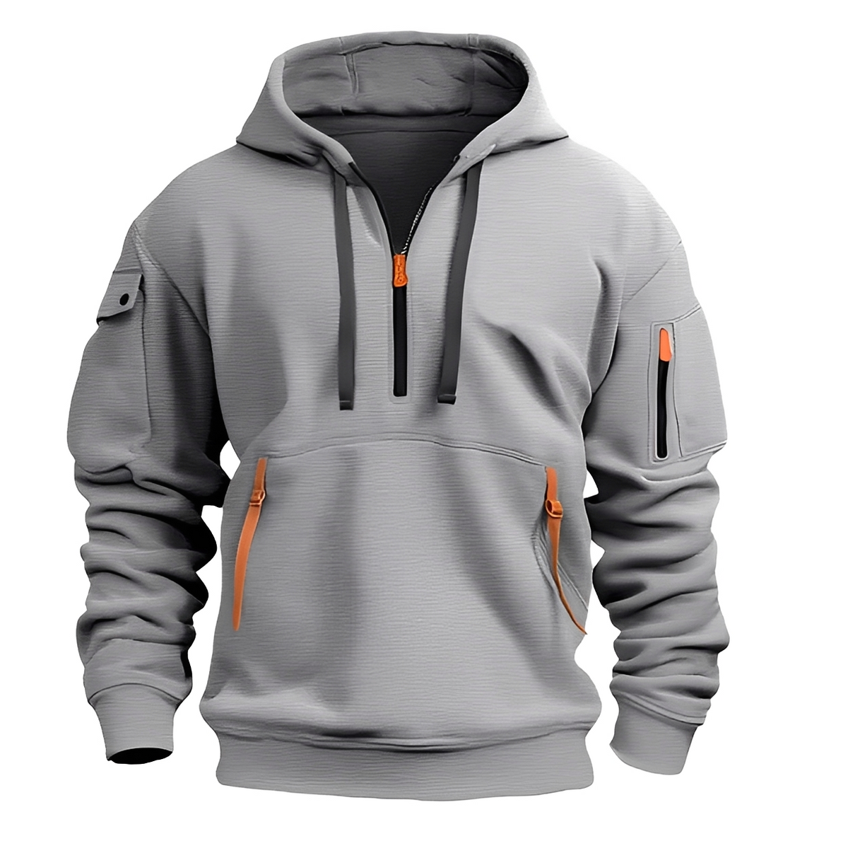 Burton - Bequemer Hoodie mit halbem Zipper