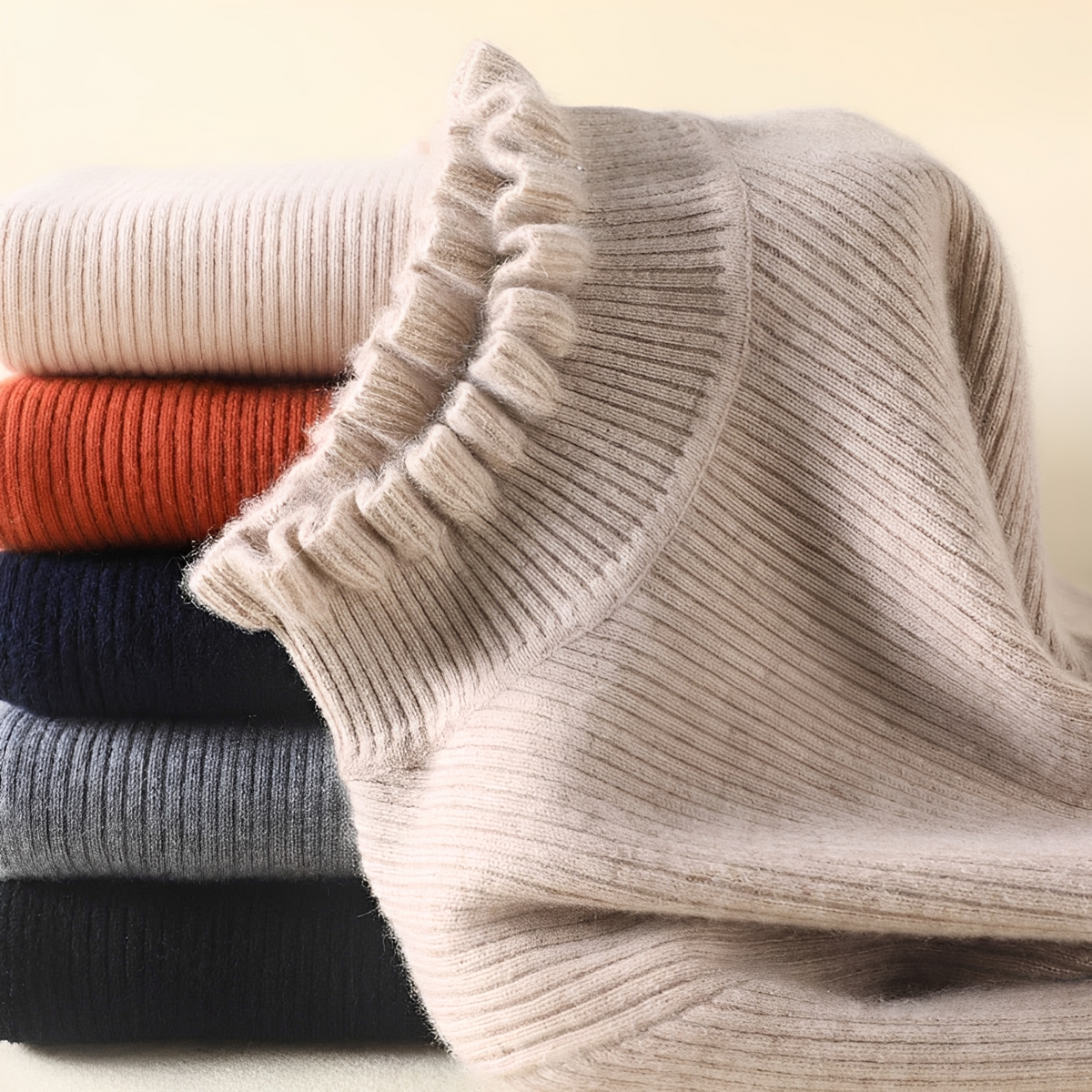 Alva - Schicker und bequemer Rollkragenpullover