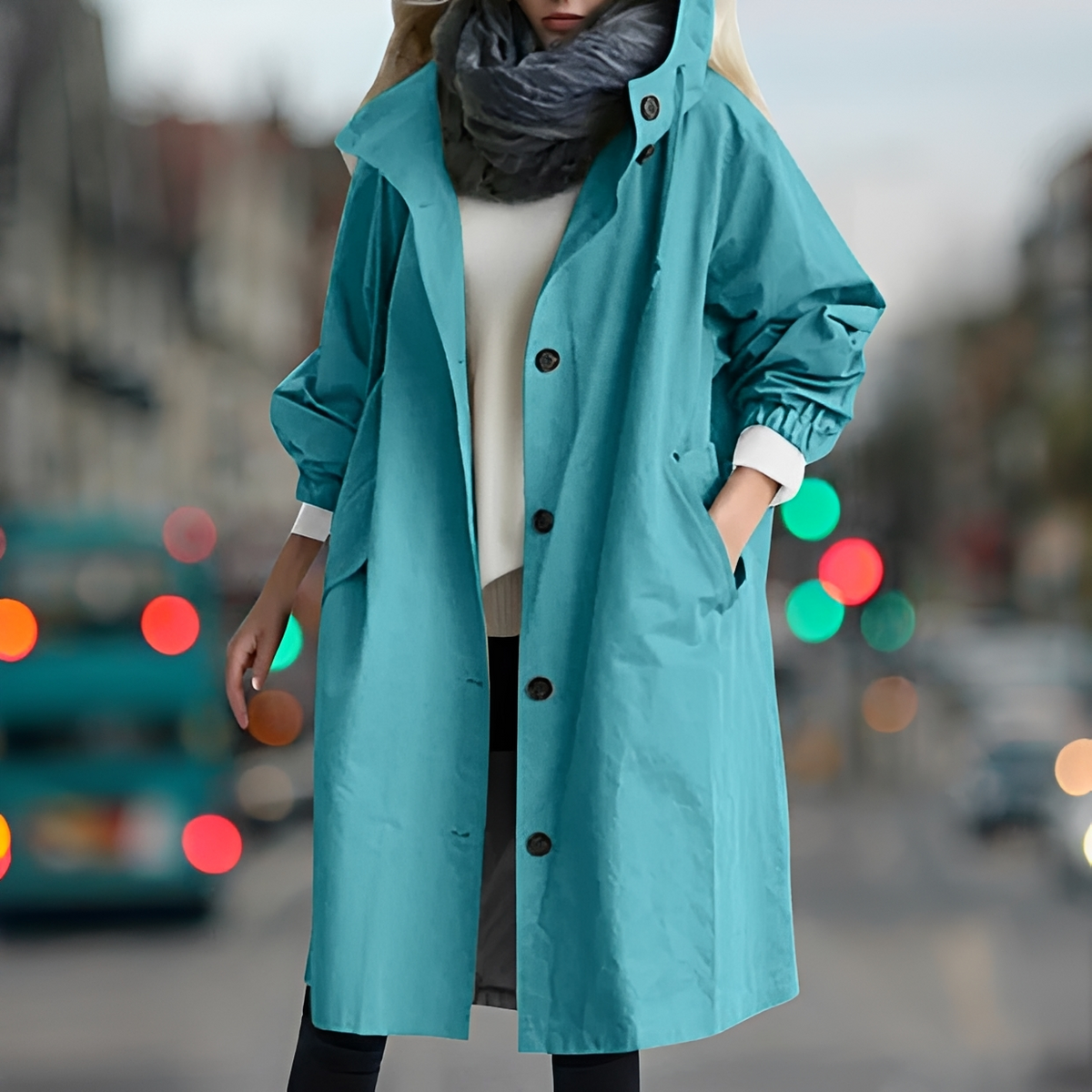 Ezza - Eleganter und komfortabler Regenmantel