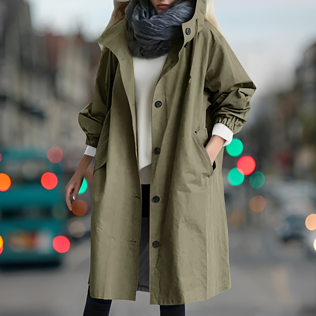 Ezza - Eleganter und komfortabler Regenmantel