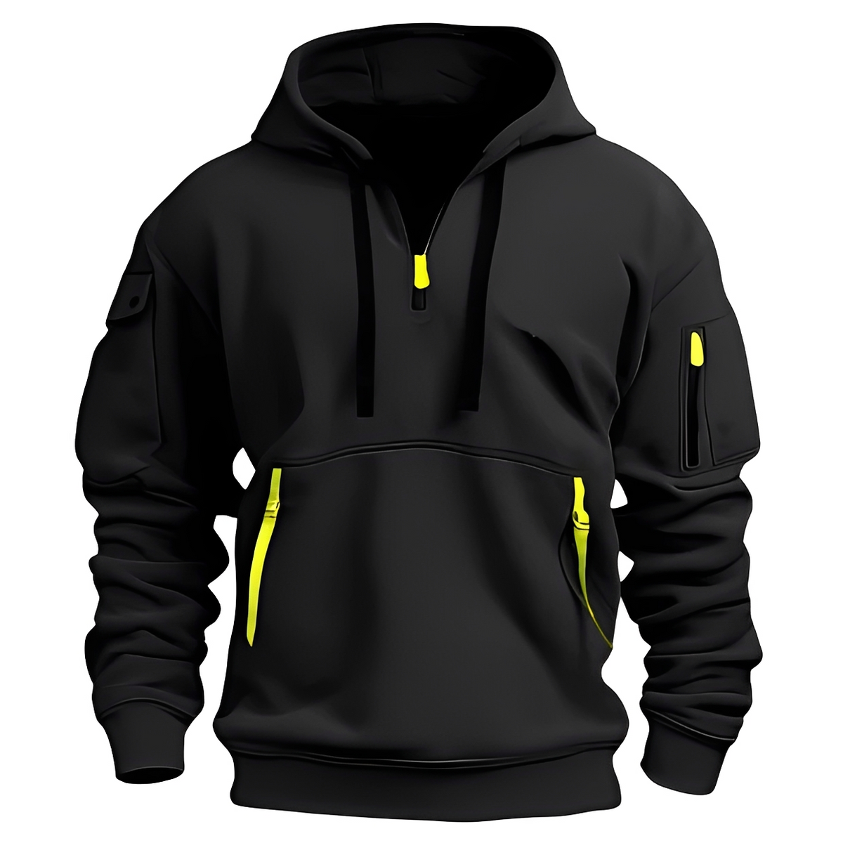 Burton - Bequemer Hoodie mit halbem Zipper