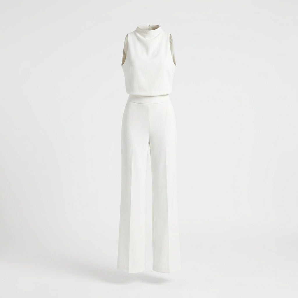 Almerra - Damen-Jumpsuit ärmellos mit weitem Schnitt
