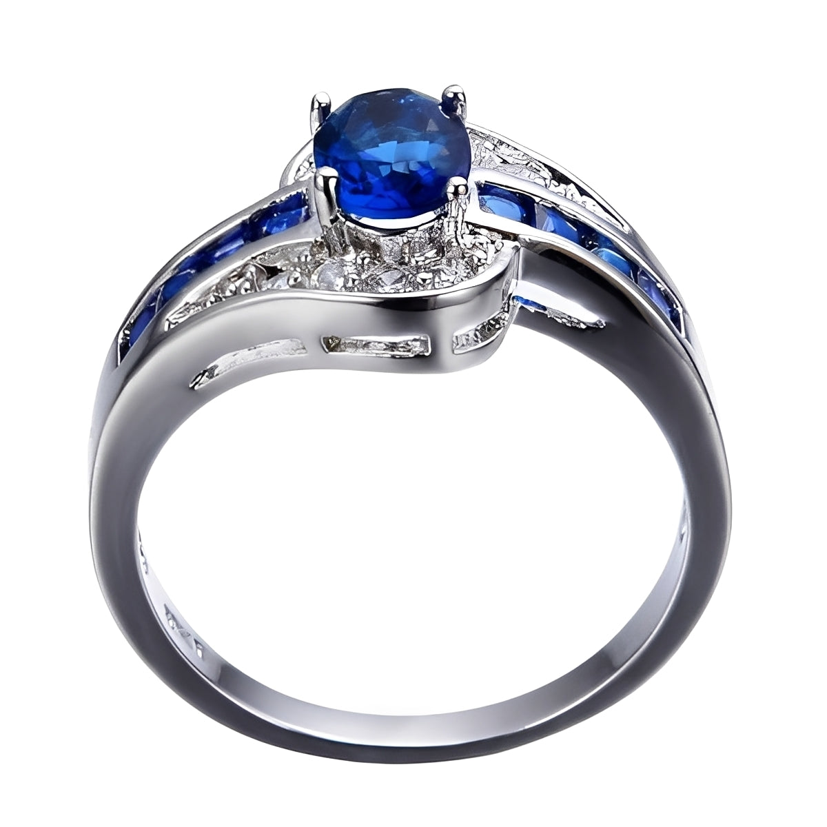 Diane – Ring mit blauen Stein