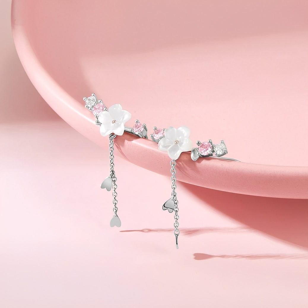 Sakura – Ohrringe im Kirschblüten-Design