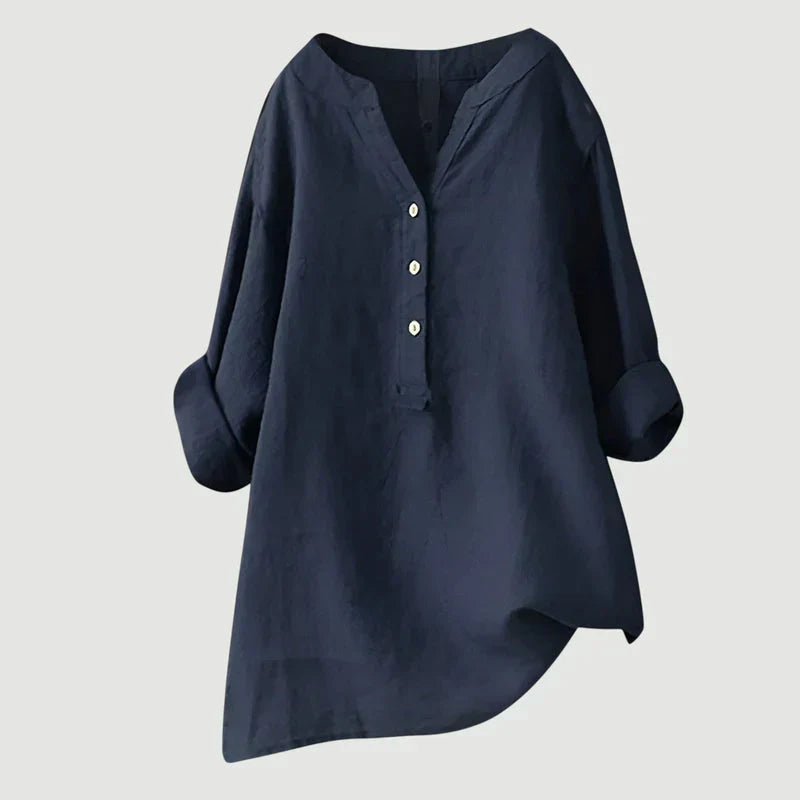 Evelyn - Bluse mit Knopfverschluss