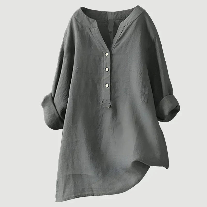 Evelyn - Bluse mit Knopfverschluss