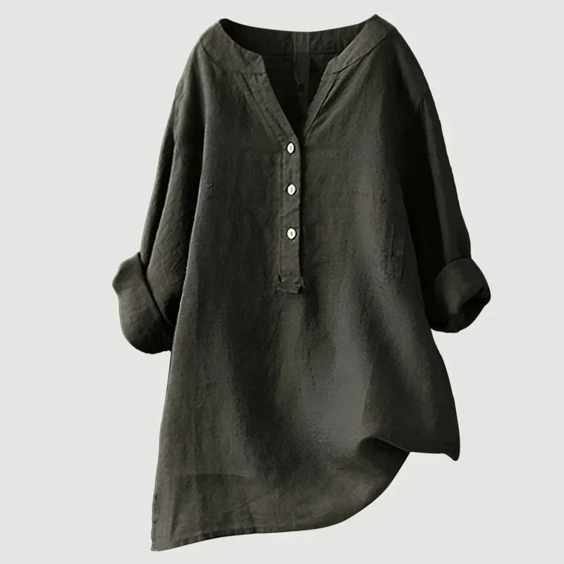 Evelyn - Bluse mit Knopfverschluss