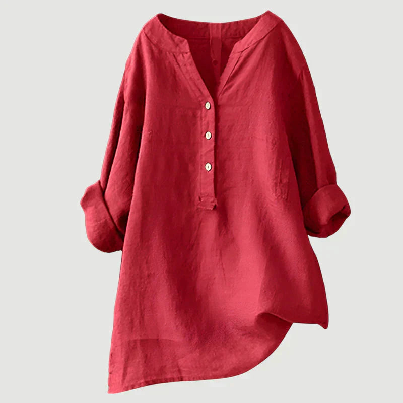 Evelyn - Bluse mit Knopfverschluss