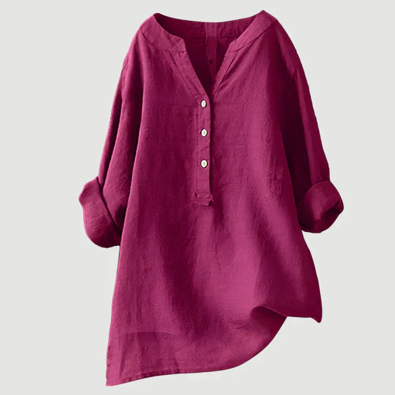 Evelyn - Bluse mit Knopfverschluss