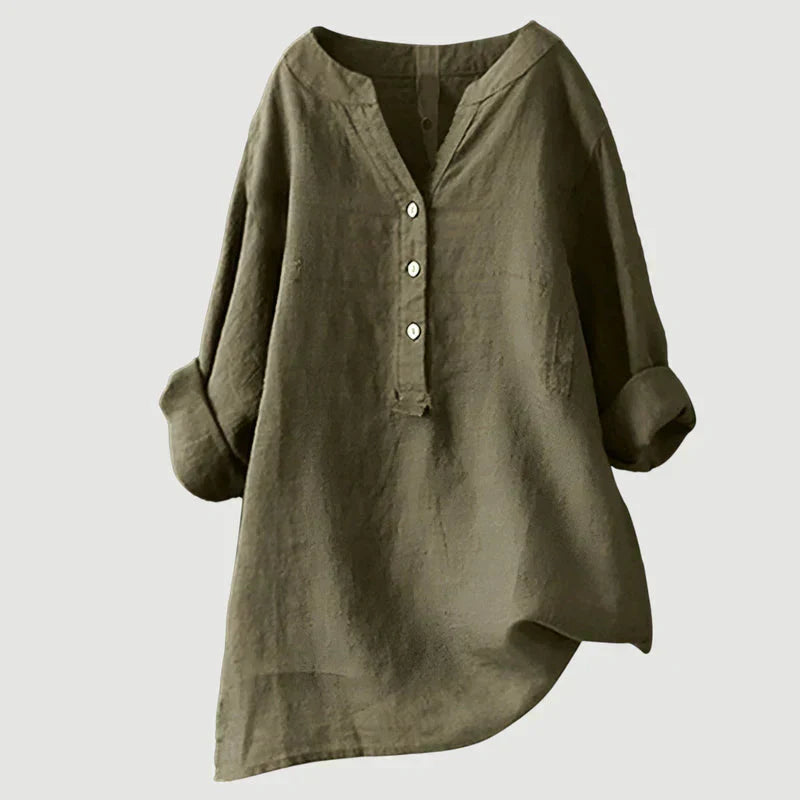 Evelyn - Bluse mit Knopfverschluss