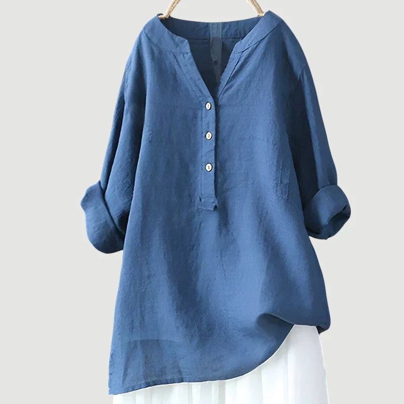 Evelyn - Bluse mit Knopfverschluss
