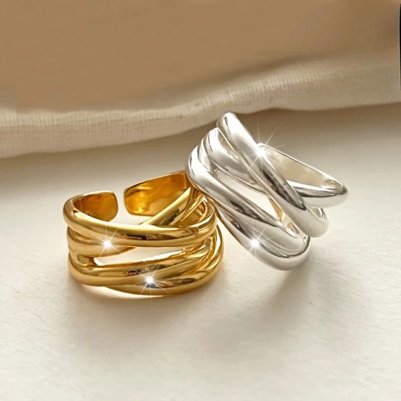 Riley – Geometrischer Ring der romantischen Zuneigung