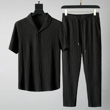 Luca - kurzärmliges Shirt mit Hose und flexiblem Taillenbund