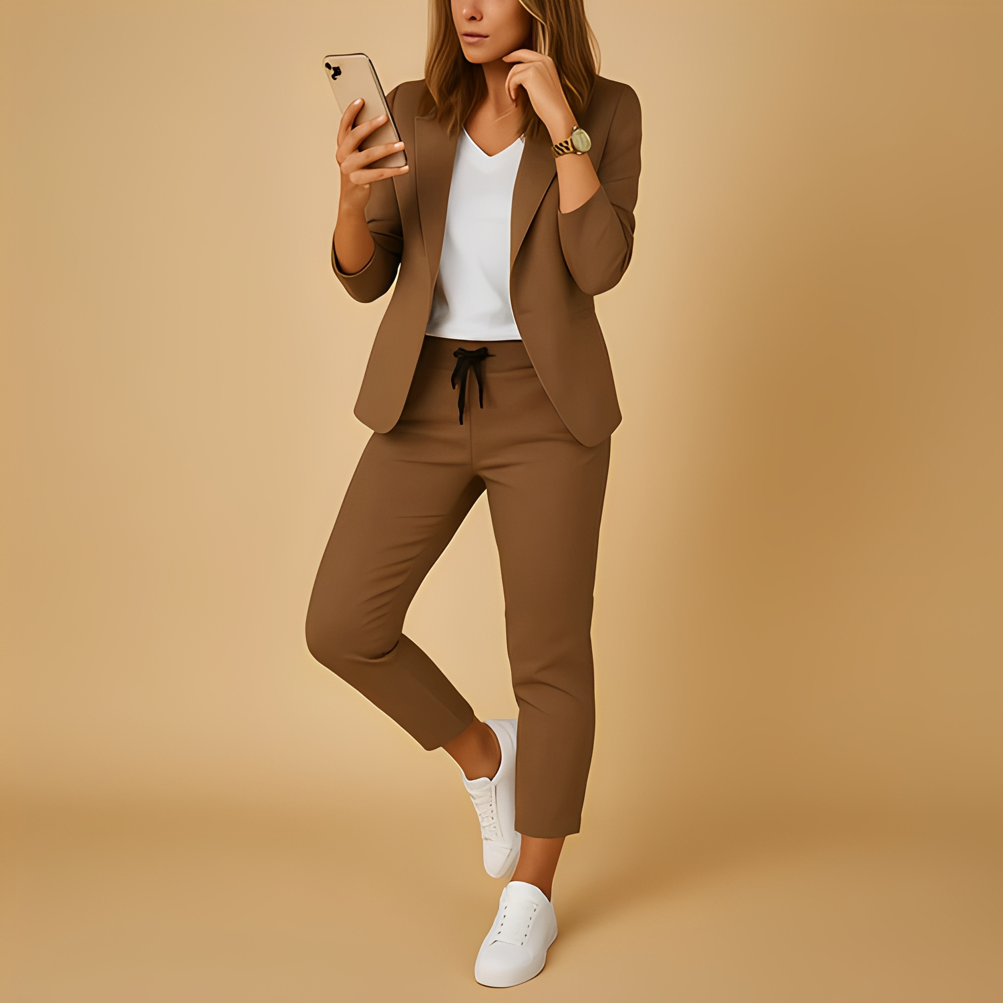 Aletha - Stilvoller Damenblazer mit Hose