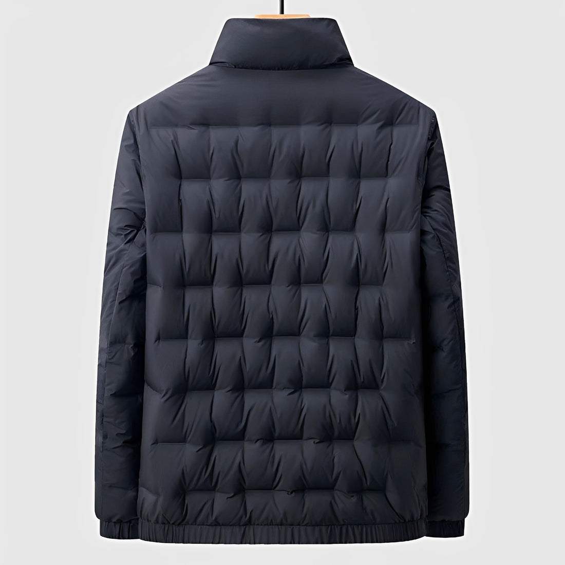 Herren Steppjacke - Stehkragen, Reißverschluss, Leichtes Design
