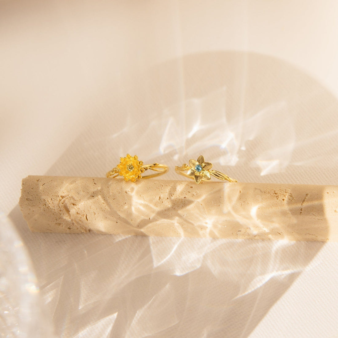 Flora – Blumenring mit Geburtsstein