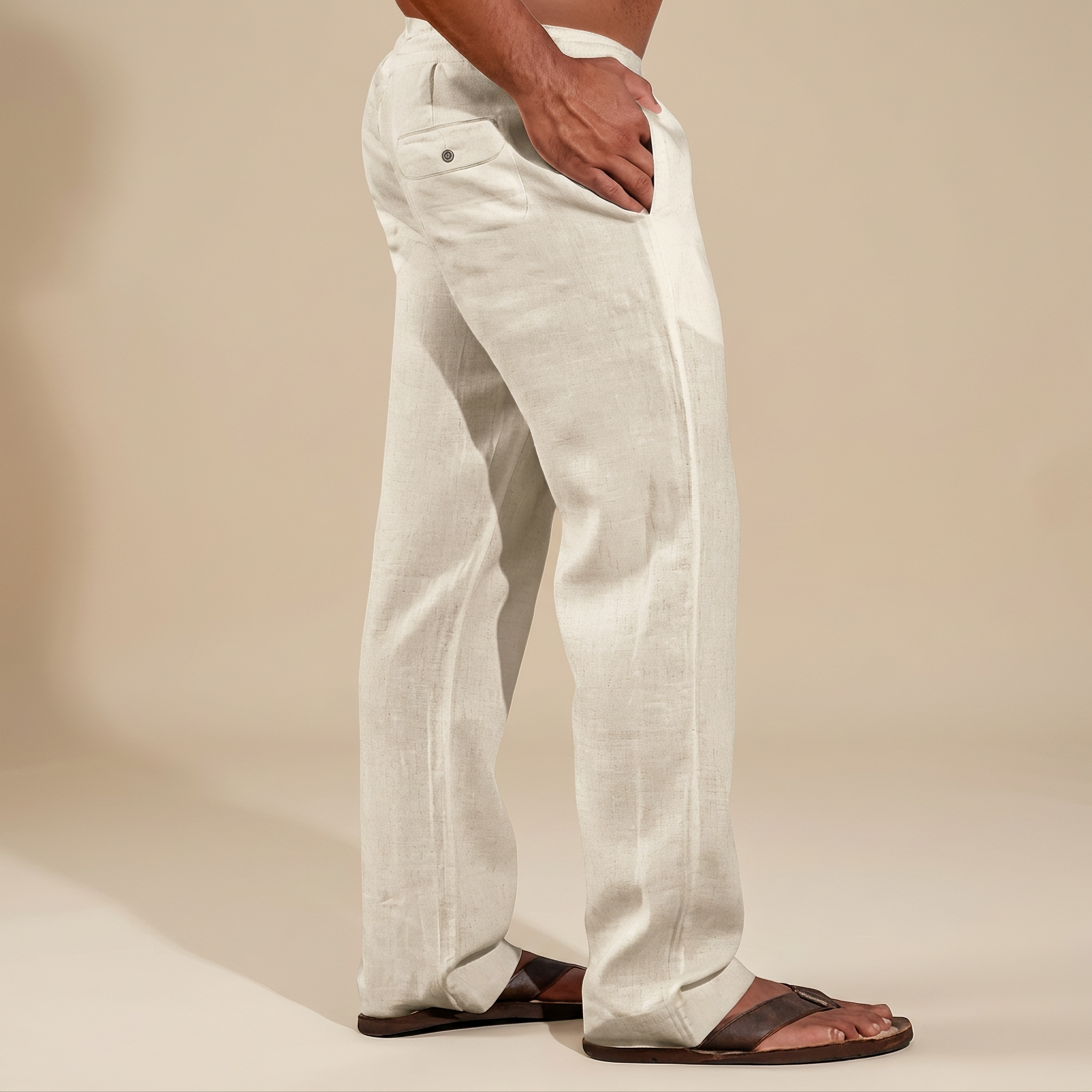 Elias - Weit geschnittene Gerade Hose
