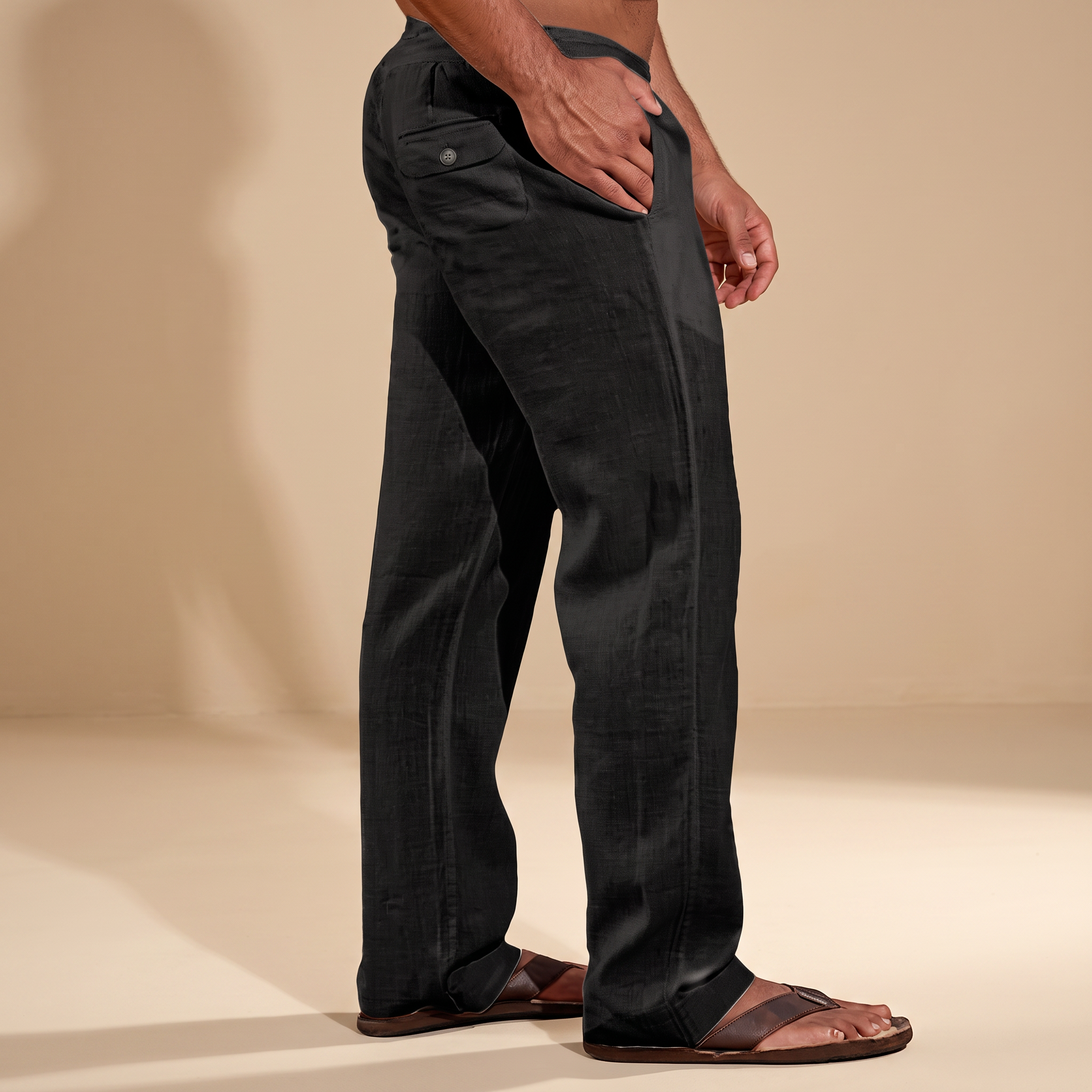 Elias - Weit geschnittene Gerade Hose