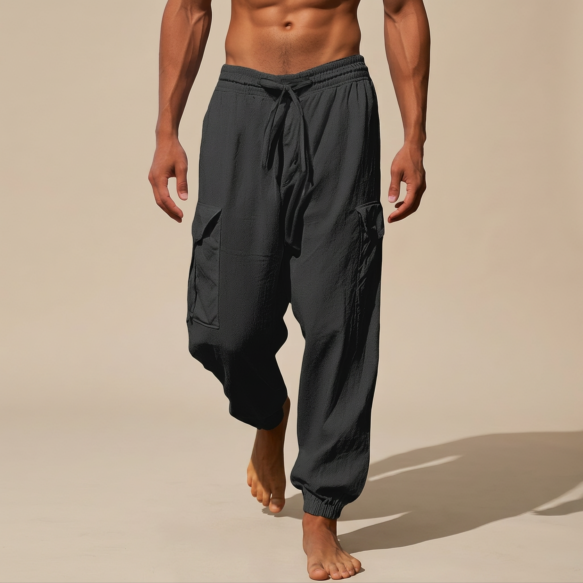 Rodgers - Weite, komfortable Hose mit Taschen
