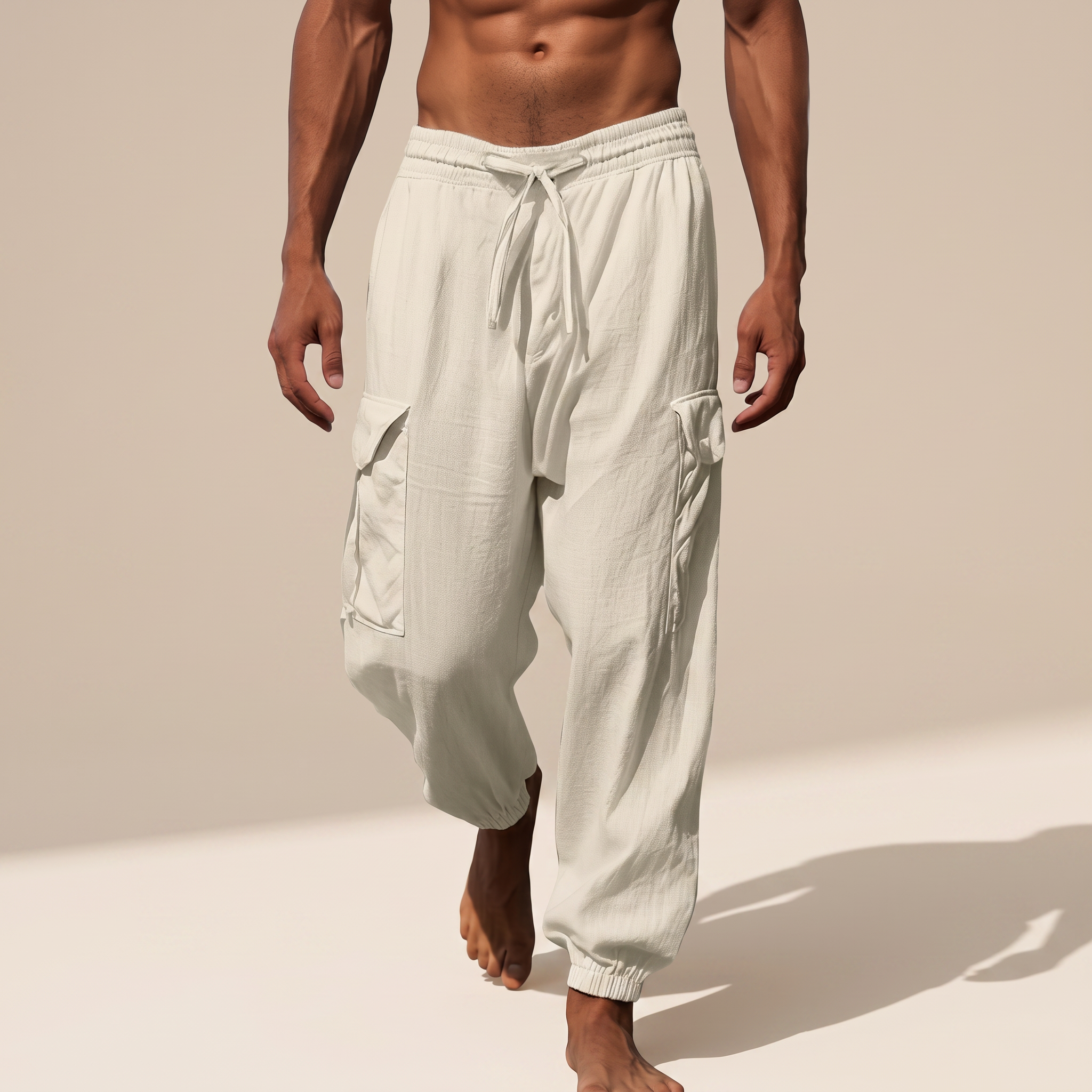 Rodgers - Weite, komfortable Hose mit Taschen