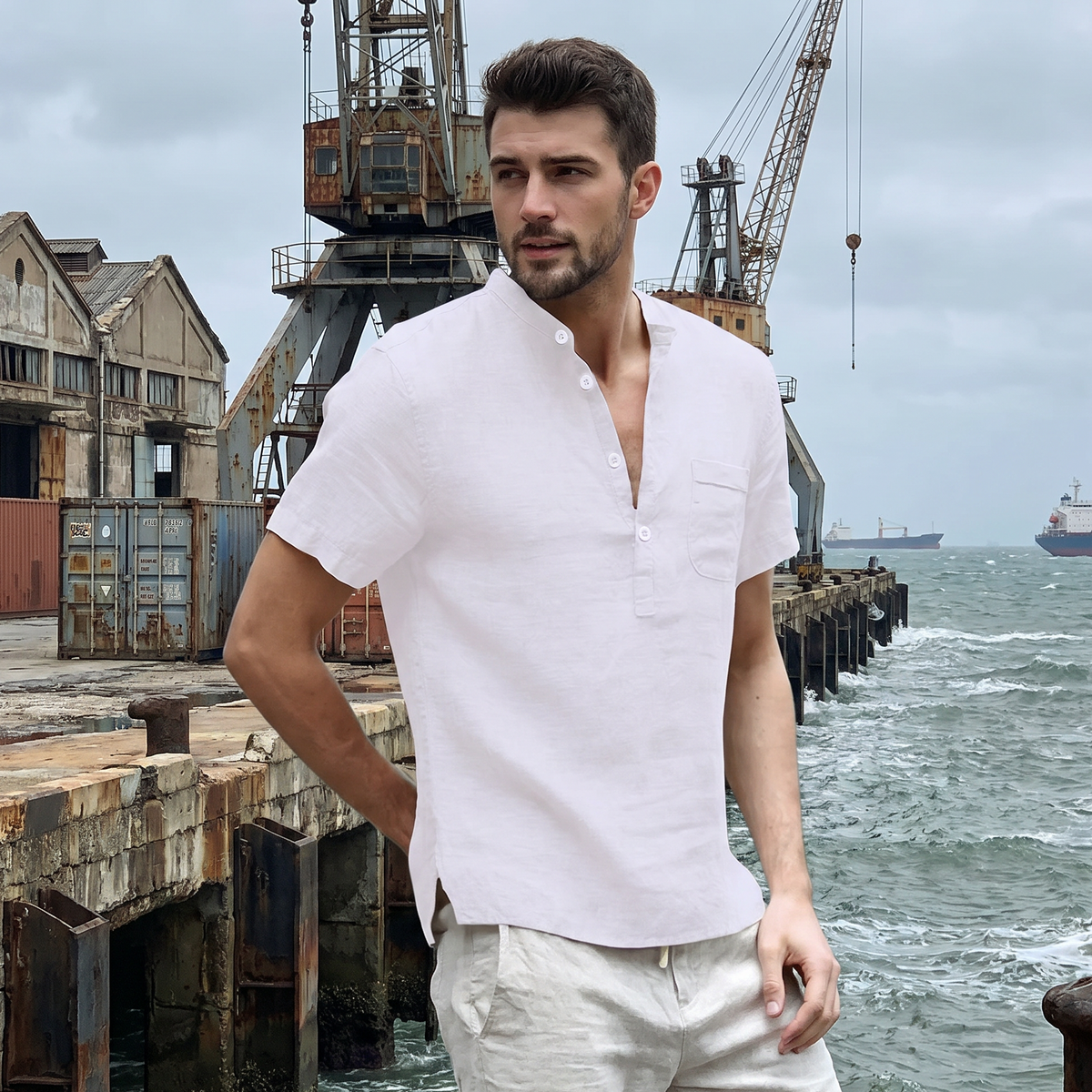 Zack - Lockeres Kurzarmhemd