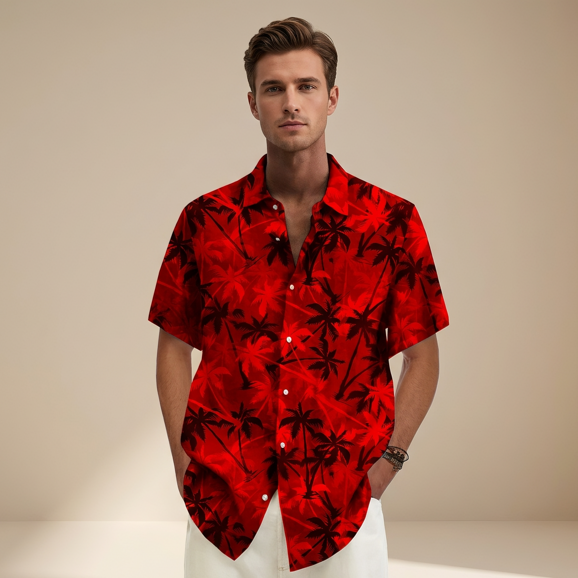Jenson - Hemd mit hawaiianischem Muster
