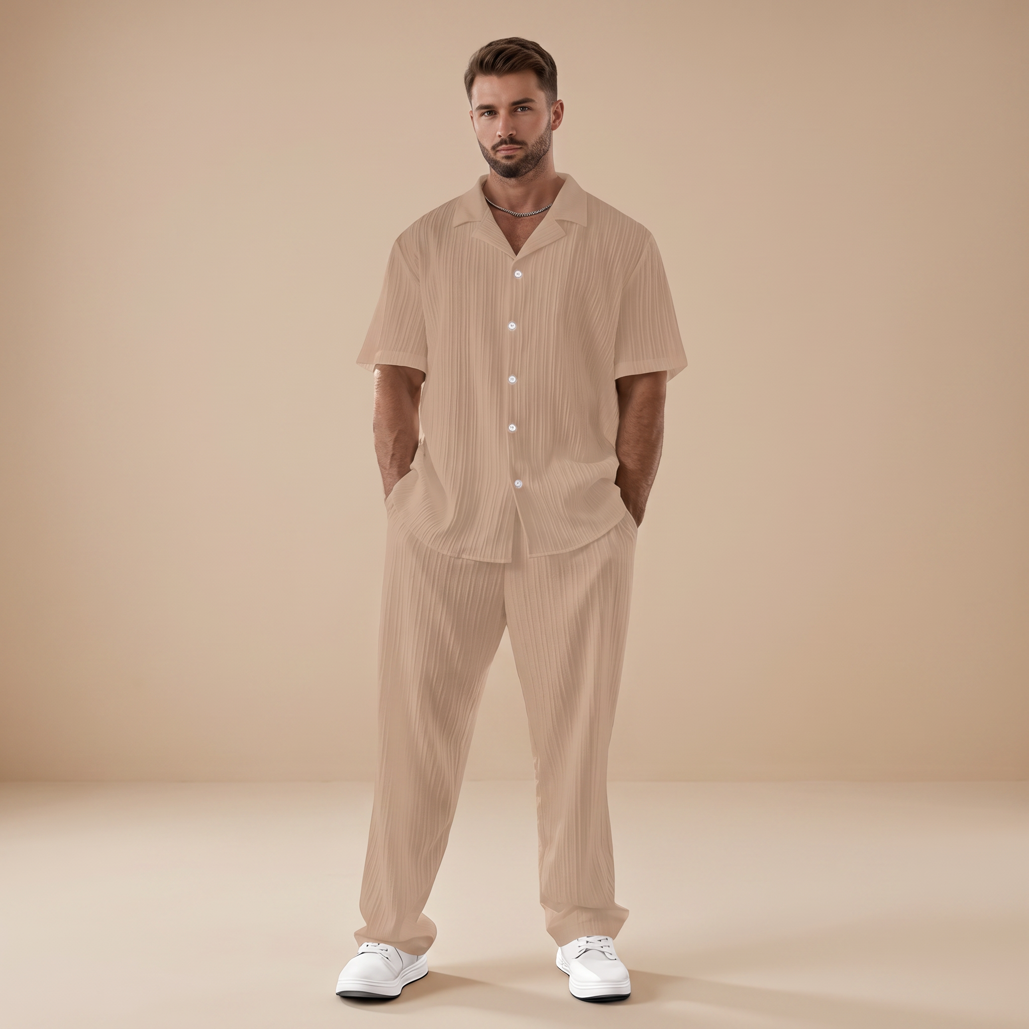 Scott - Lockeres Streifenensemble