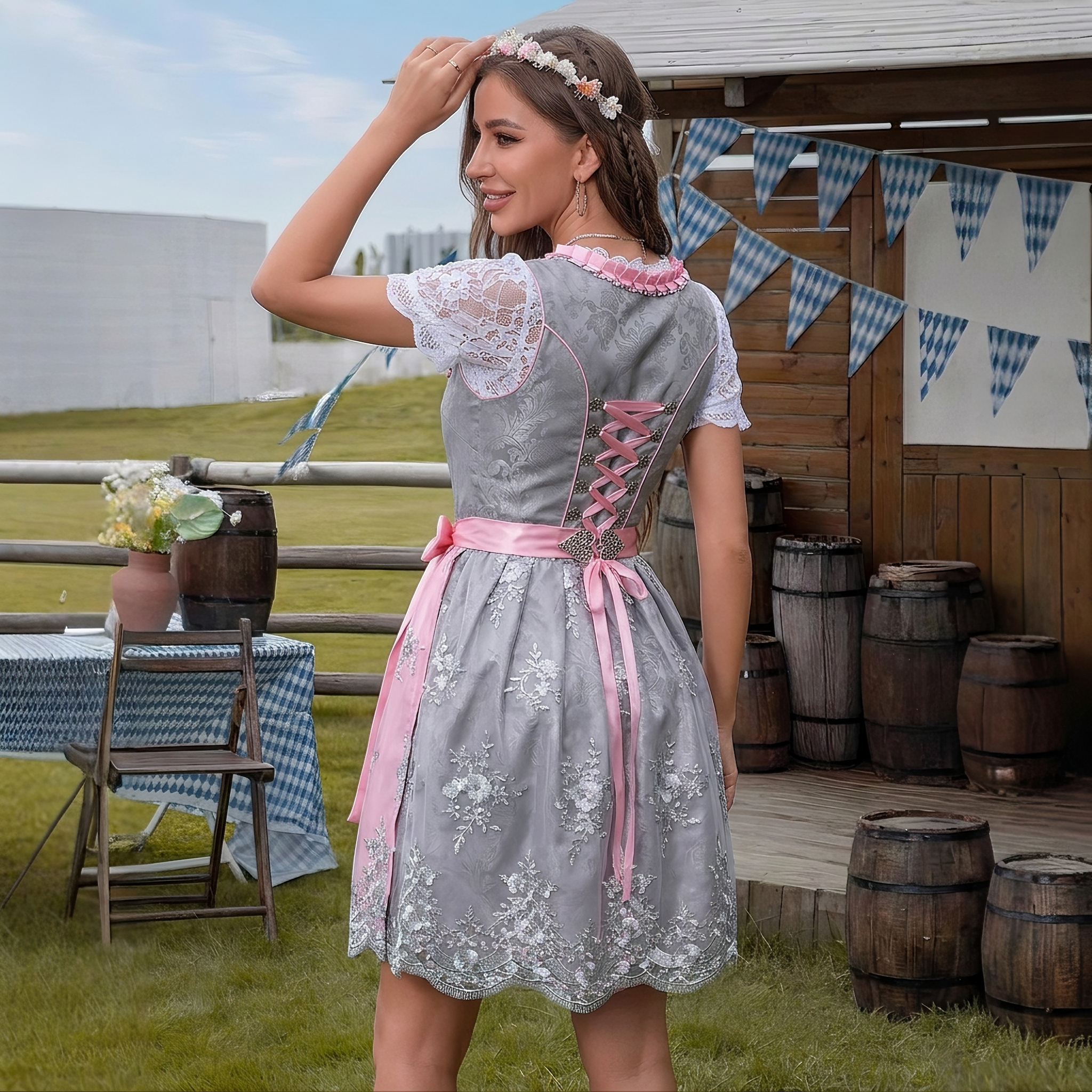 Kendra - Elegantes Festkleid für das Oktoberfest