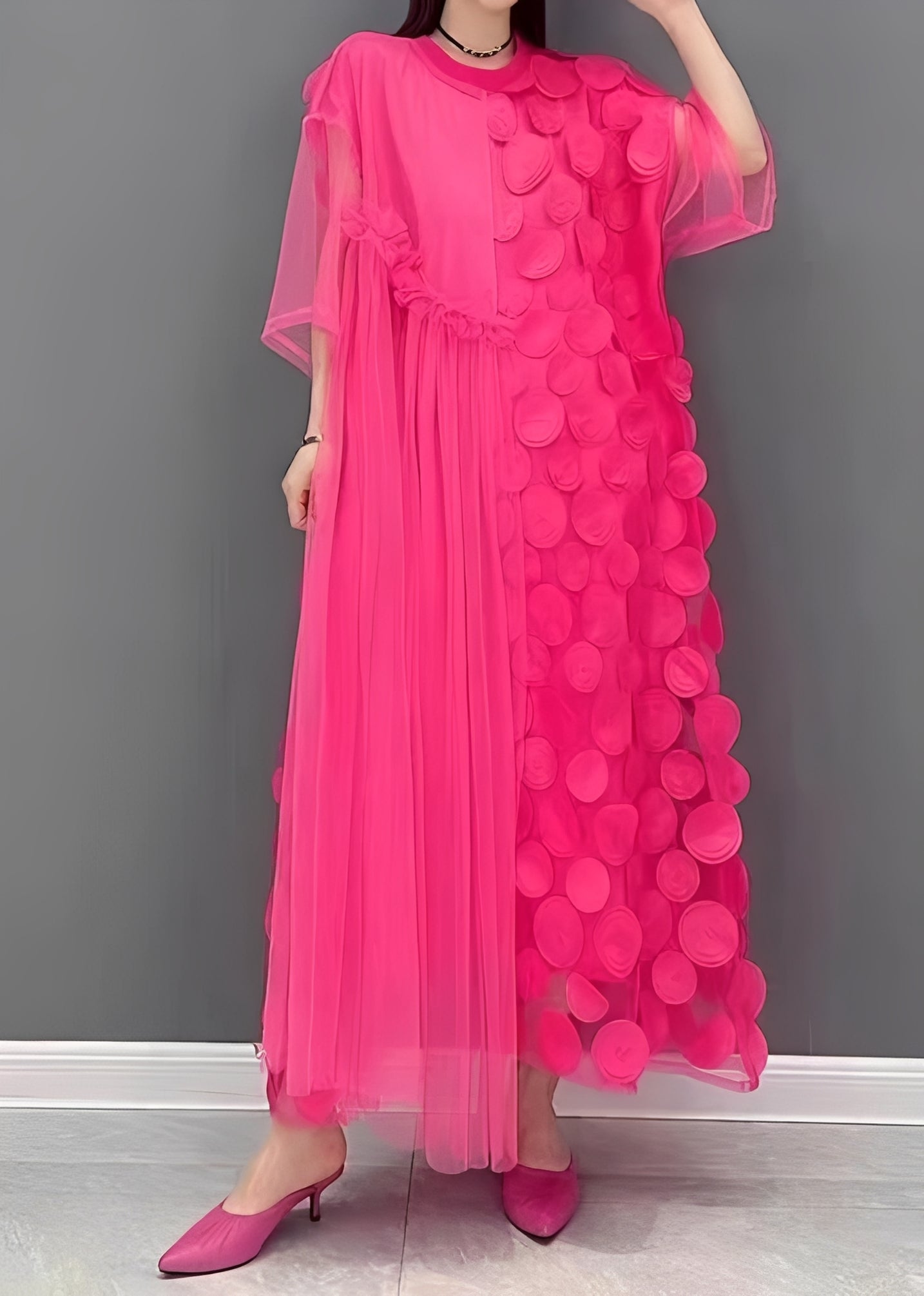 Hanna - Elegantes asymmetrisches Damenkleid