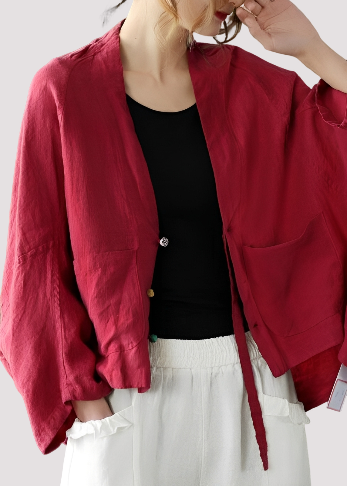 Tilly - Komfortabler, weit geschnittener Damen-Cardigan mit Taschen