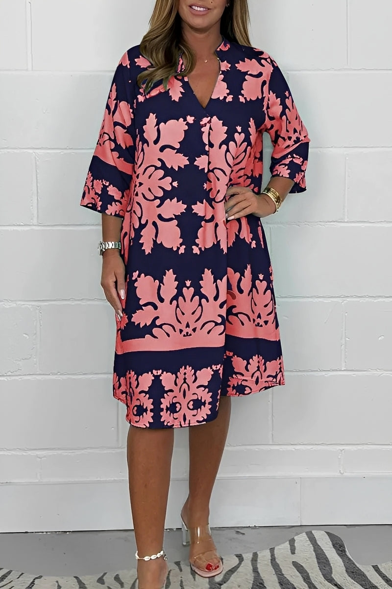 Tanya - Elegantes, locker geschnittenes Damenkleid