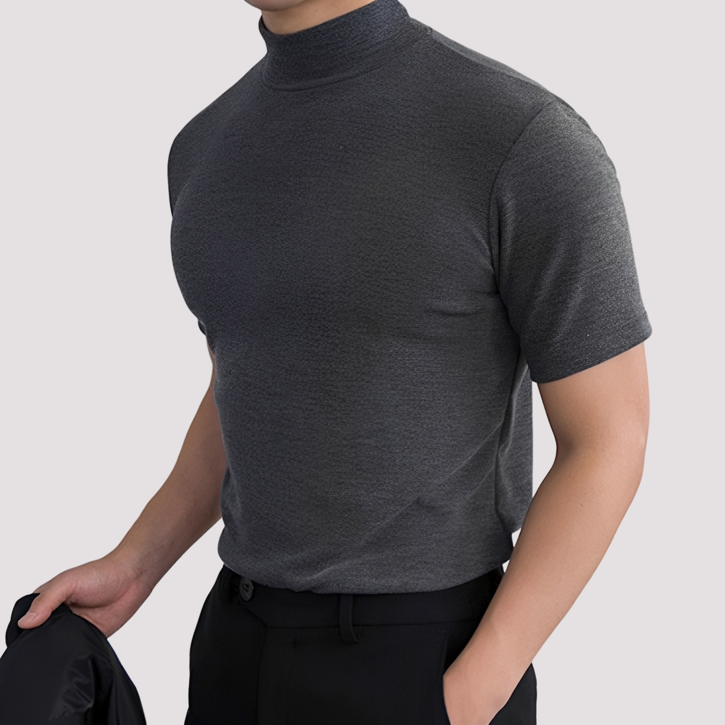Alfie - Figurbetontes, entspanntes Herren-T-Shirt
