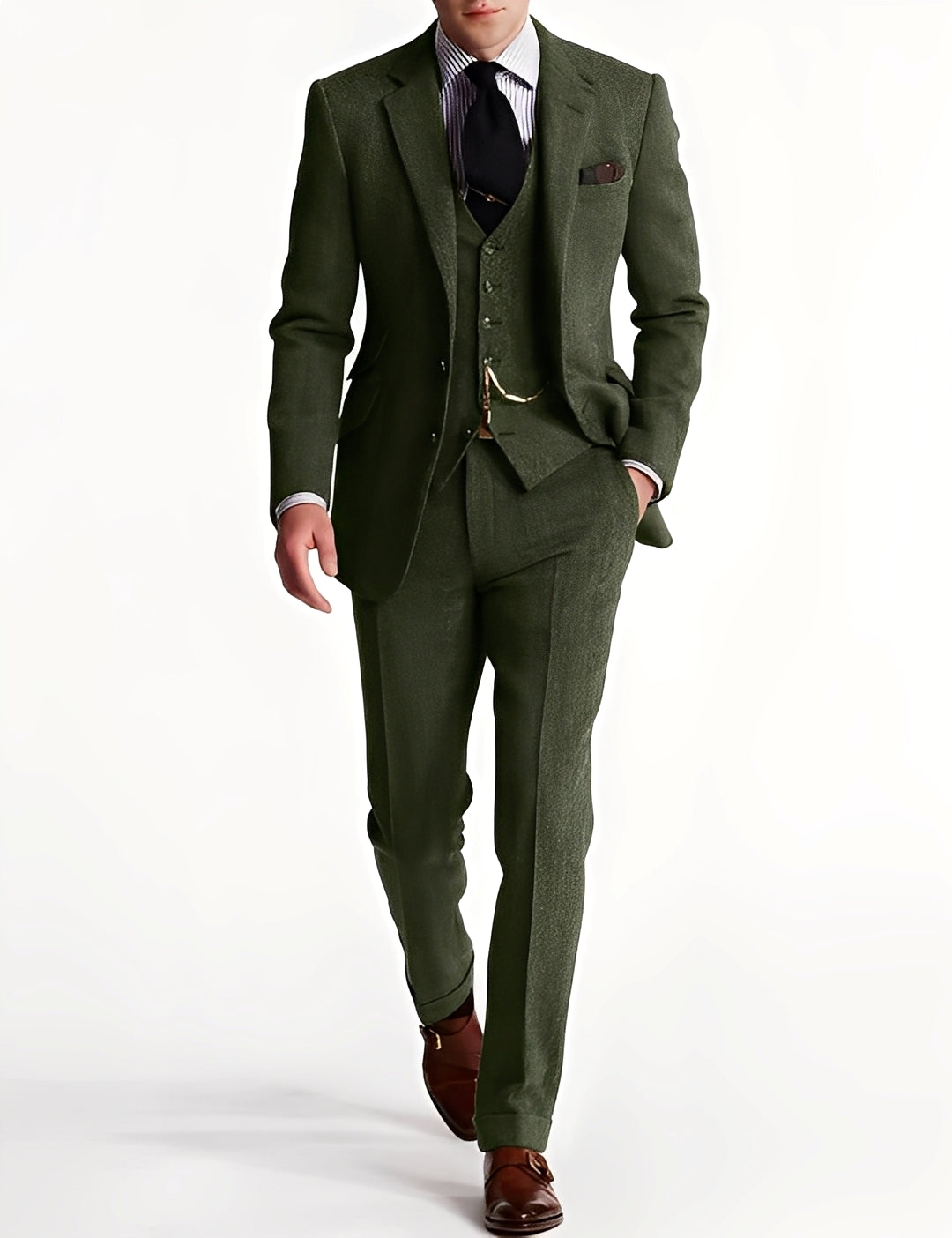 Desmond - Eleganter dreiteiliger Tweed-Anzug für Herren