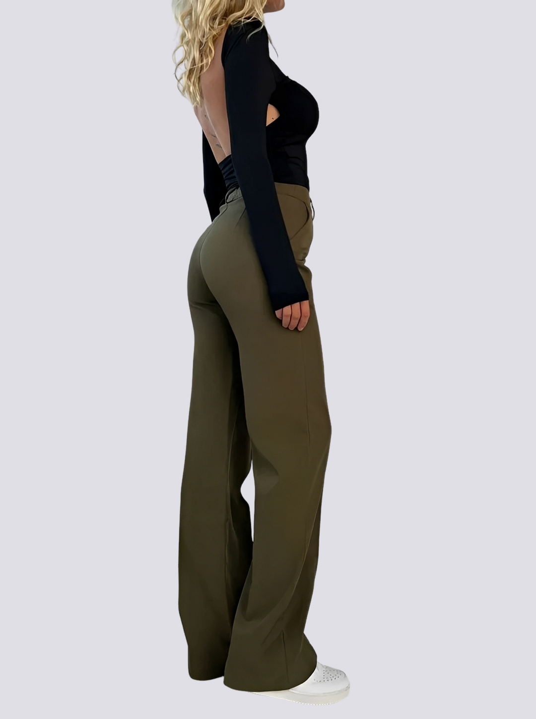 Amelie - Formelle Hose mit Hohem Bund und Geradem Schnitt